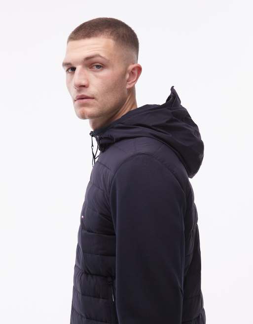 Chaqueta azul marino acolchada con capucha Performance de Tommy Hilfiger, 4 de 5