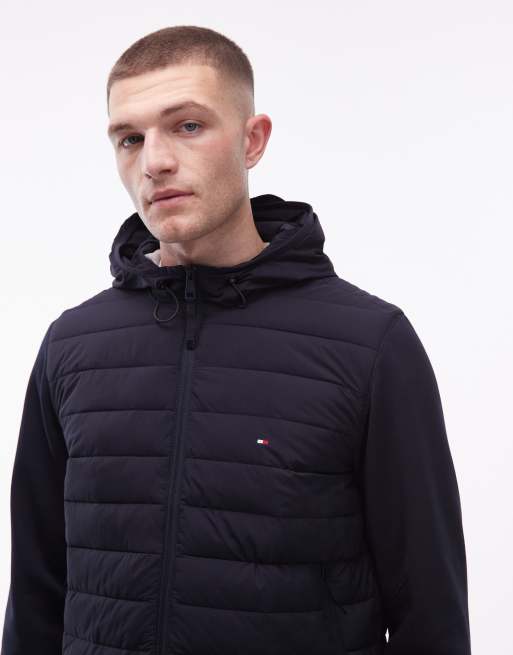 Chaqueta azul marino acolchada con capucha Performance de Tommy Hilfiger, 5 de 5