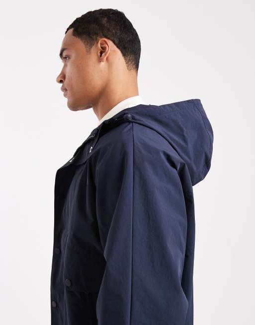 Chaqueta azul marino con capucha Shenley de Farah , 4 de 5