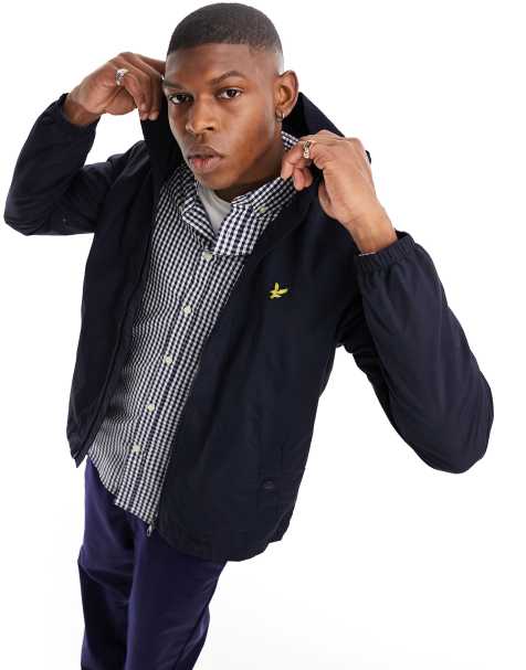 Chaqueta azul marino con capucha y cremallera de Lyle & Scott - view 1