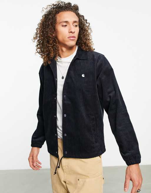 Chaqueta azul marino de estilo entrenador de pana de Carhartt WIP