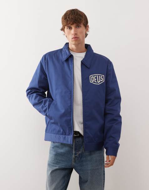 Chaqueta azul marino de estilo worker 2.0 de Deus Ex Machina - view 1