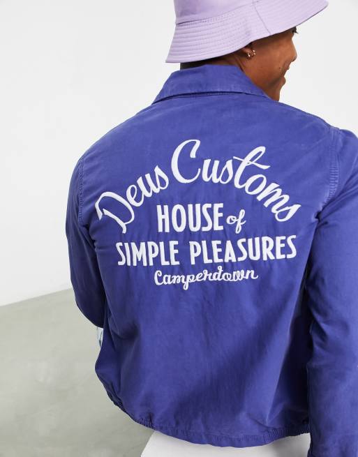 Chaqueta azul marino Gulf Drizzler de Deus Ex Machina