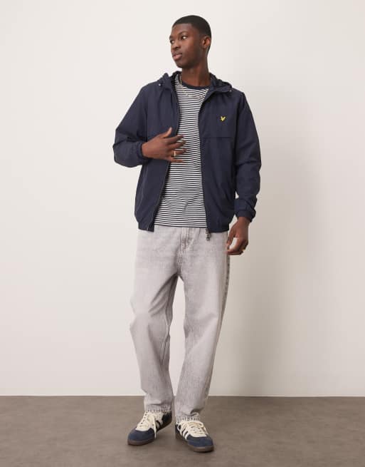 Chaqueta azul marino ligera de tejido antidesgarros de Lyle & Scott, 2 de 4