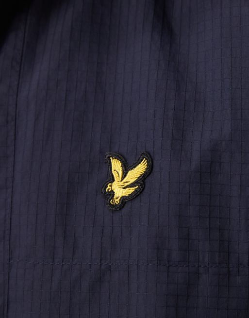 Chaqueta azul marino ligera de tejido antidesgarros de Lyle & Scott, 3 de 4