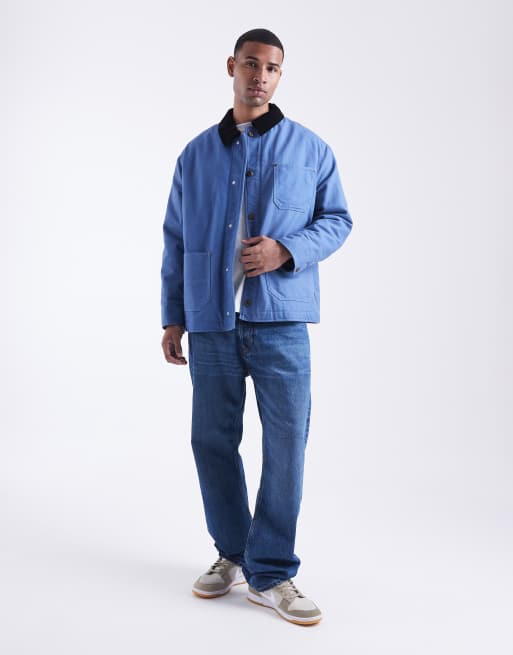 Chaqueta azul medio extragrande de estilo worker Brams de HUGO BLUE, 2 de 5