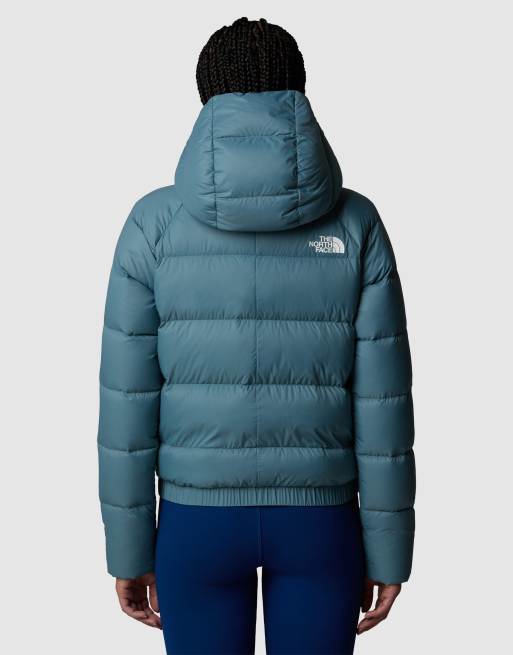 Chaqueta azul tormentoso con capucha de plumón Hyalite de The