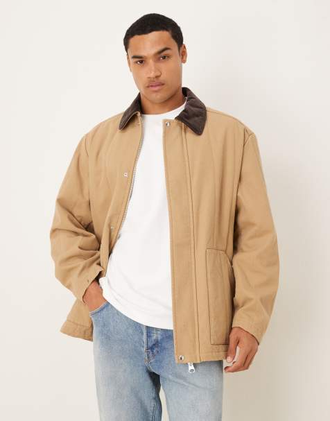 Chaqueta beis de estilo worker guateada Barn de ARKET - view 1