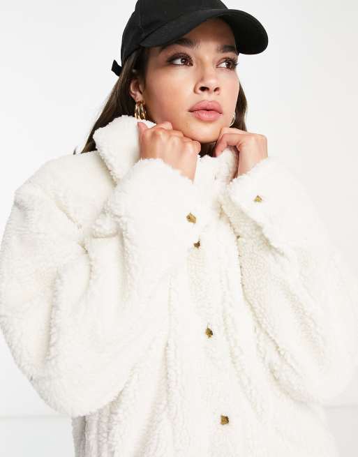 Chaqueta beis estilo camionero de borreguito Frankie de UGG, 2 de 4
