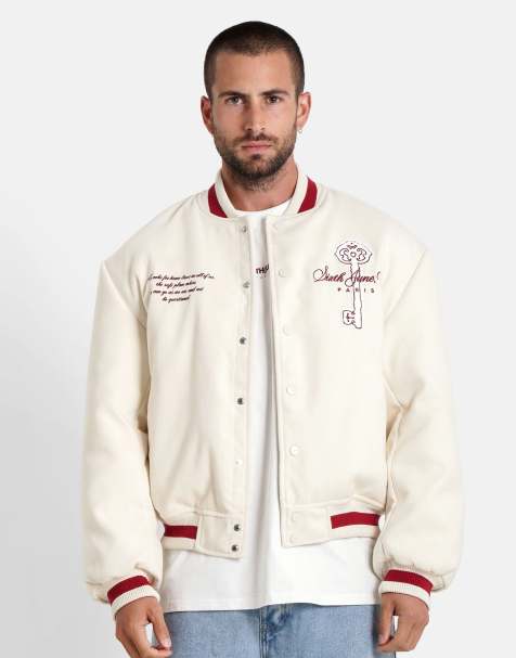 Chaqueta blanca universitaria estampada Key de Sixth June - view 1