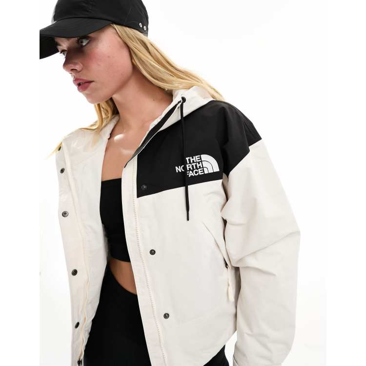 Chaqueta blanca y negra con logo Reign On de The North Face ClassicfuncenterShops