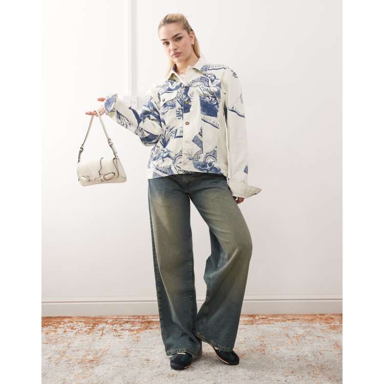 Chaqueta blanco bulevar Dream Machine de Deus Ex Machina ASOS