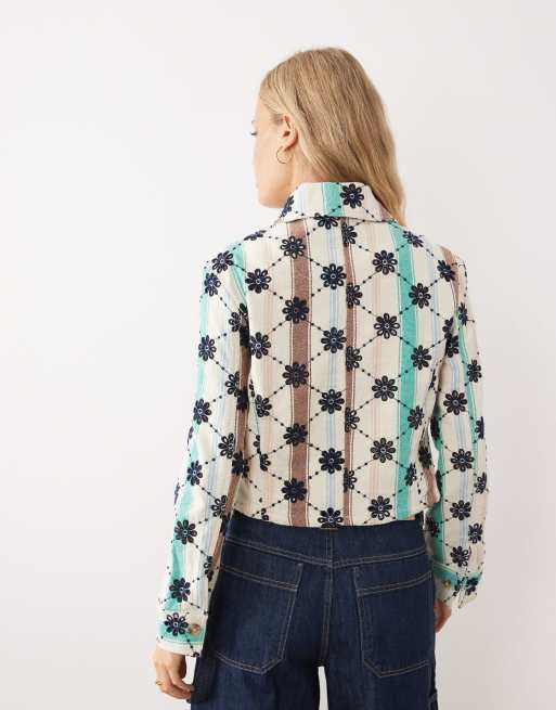 Chaqueta blanco marfil Cassie Mod de Free People, 4 de 4