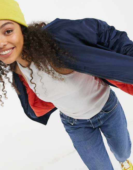 Chaqueta azul con detalle texturizado de Lipa x Pepe Jeans | ASOS