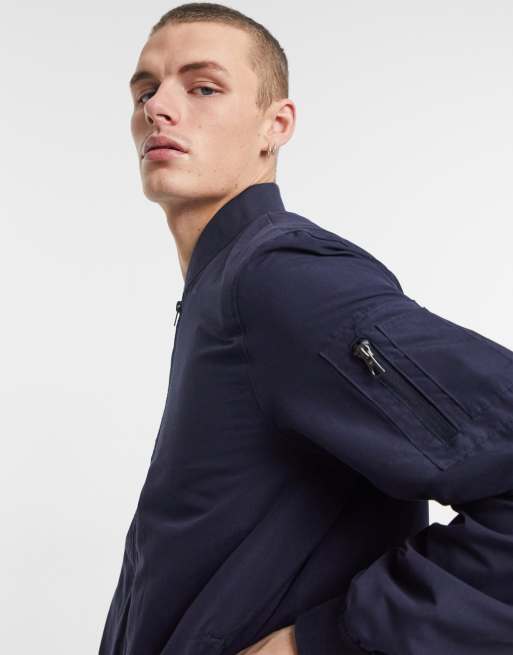 Chaqueta bomber azul marino de Only & Sons, 3 de 4