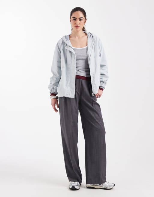 Chaqueta bomber azul pálido impermeable con bajo abullonado de ASOS DESIGN, 3 de 4