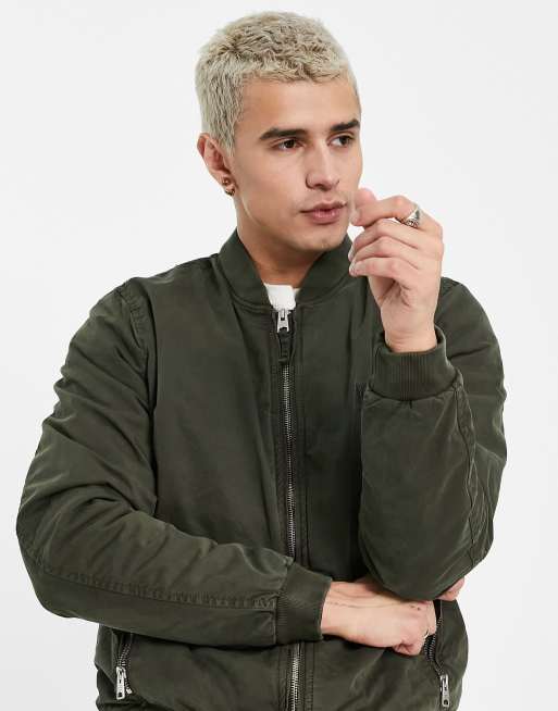 Chaqueta bomber caqui Lows de AllSaints , 4 de 4