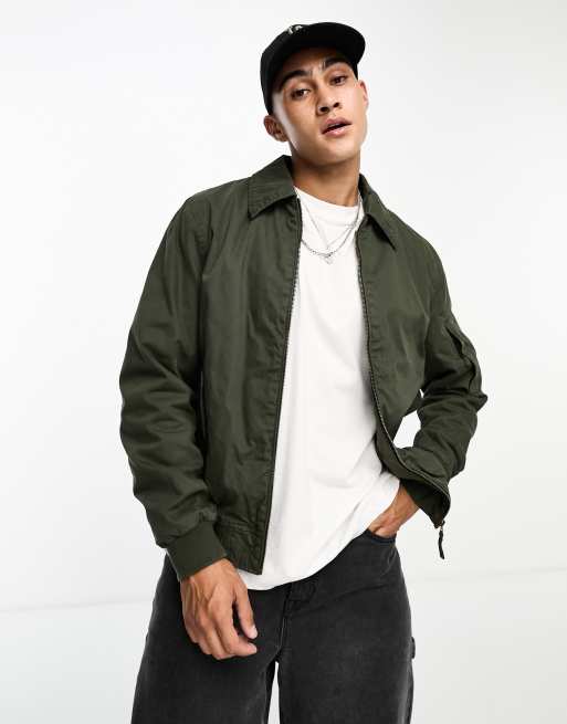 Chaqueta bomber de aviador caqui de Scalpers ASOS