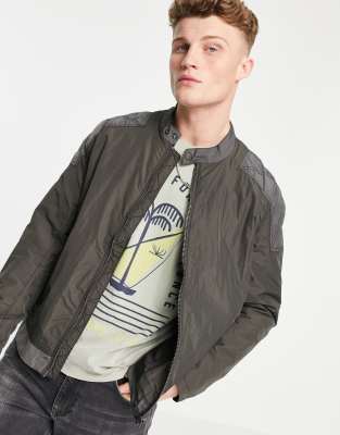 Chaqueta bomber gris de ligero Eagle de Pepe Jeans | ASOS