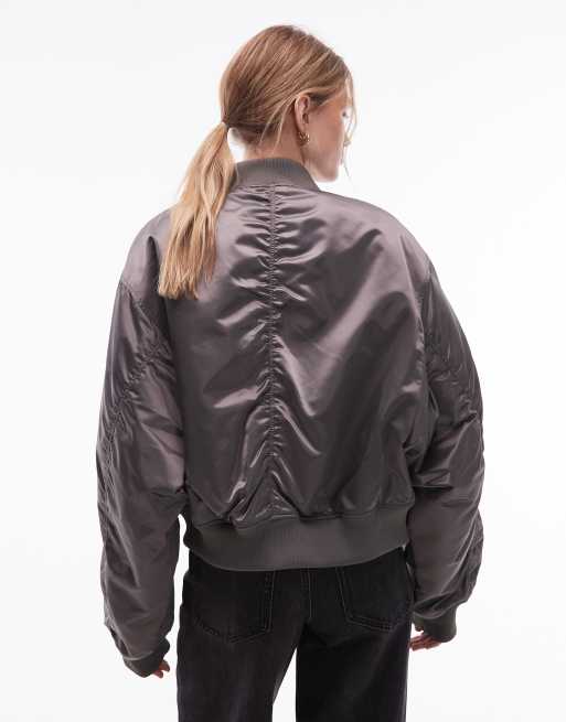 Chaqueta bomber gris oscuro de & Other Stories , 4 de 4
