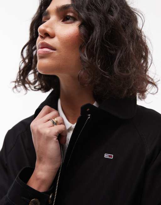 Chaqueta bomber negra de algodón de Tommy Jeans, 2 de 4