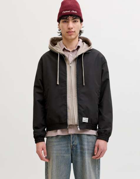Chaqueta bomber negra de Jack & Jones - view 1