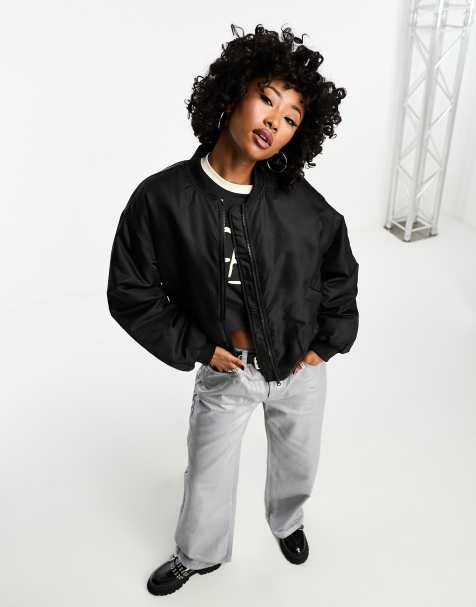 Chaqueta bomber negra de Noisy May - view 1