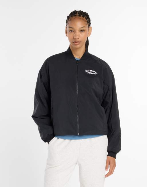 Chaqueta bomber negra Linear Heritage de New Balance