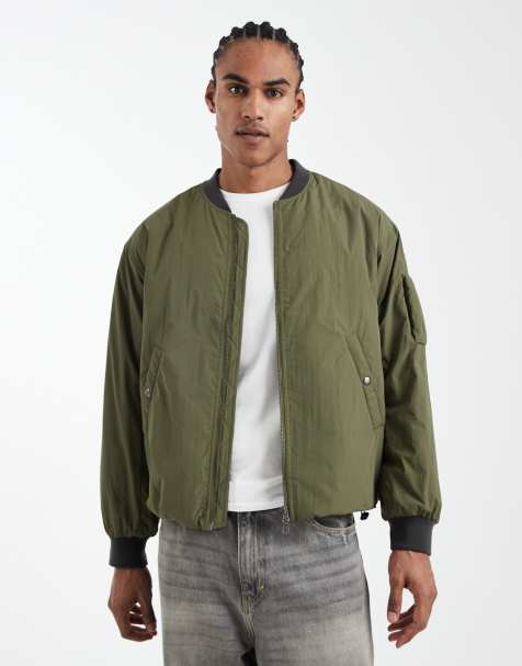 Chaqueta bomber verde de ASOS DESIGN - view 1