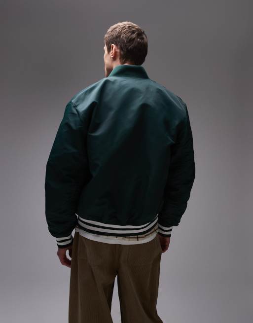 Chaqueta bomber verde Flaming Ducks de Carhartt WIP, 4 de 4