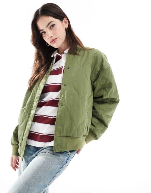 Chaqueta bomber verde Loden Bennett de Vans
