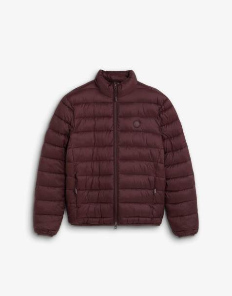 Chaqueta burdeos acolchada ligera de Scalpers - view 1