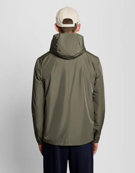 Chaqueta caqui ceniza x569 ligera con capucha y cremallera de Lyle & Scott, 4 de 5