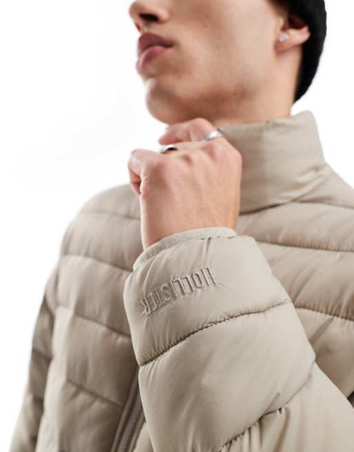 Chaqueta caqui vintage acolchada ligera de Hollister ASOS - Main Image