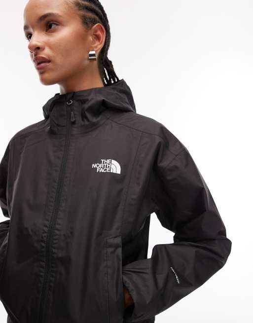 Chaqueta chubasquero corta negra Quest de The North Face ASOS