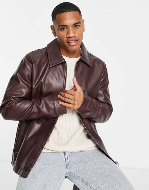 Chaqueta color burdeos hotsell