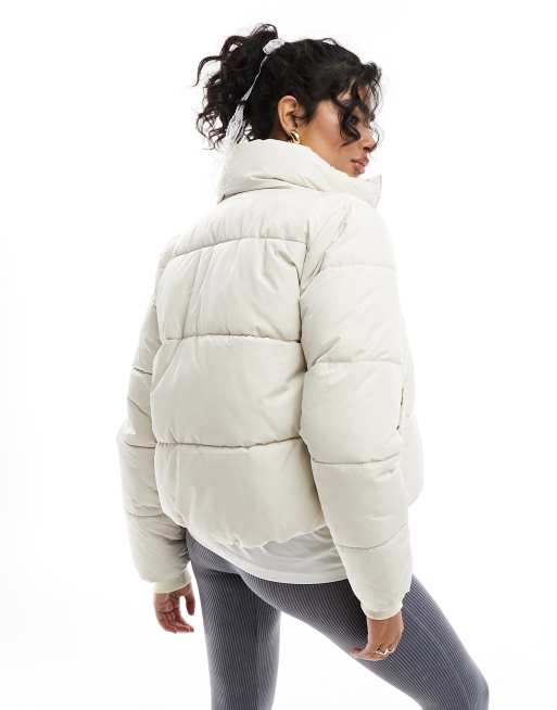 Chaqueta color crema acolchada de JDY, 2 de 4