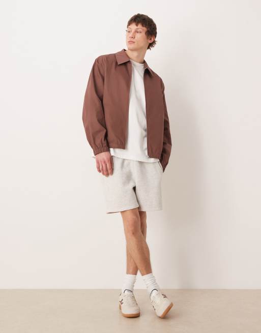 Chaqueta color óxido con patrón de espiga de ASOS DESIGN , 2 de 5