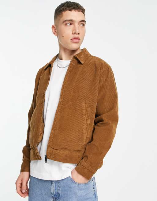 Chaqueta color tostado de pana de Brave Soul, 2 de 4