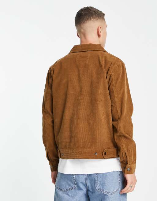 Chaqueta color tostado de pana de Brave Soul, 3 de 4