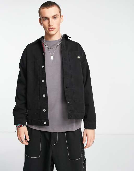 Chaqueta con lavado negro de corte cuadrado de Stan Ray