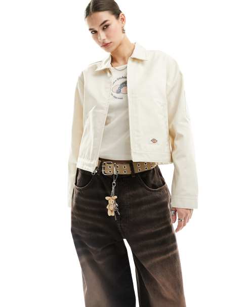 Chaqueta corta deals blanca mujer