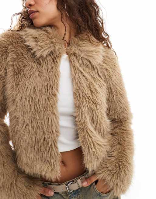 Chaqueta corta de piel sintética de Daisy Street, 2 de 4