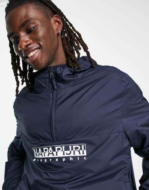 Chaqueta cortavientos azul marino de Napapijri, 2 de 4