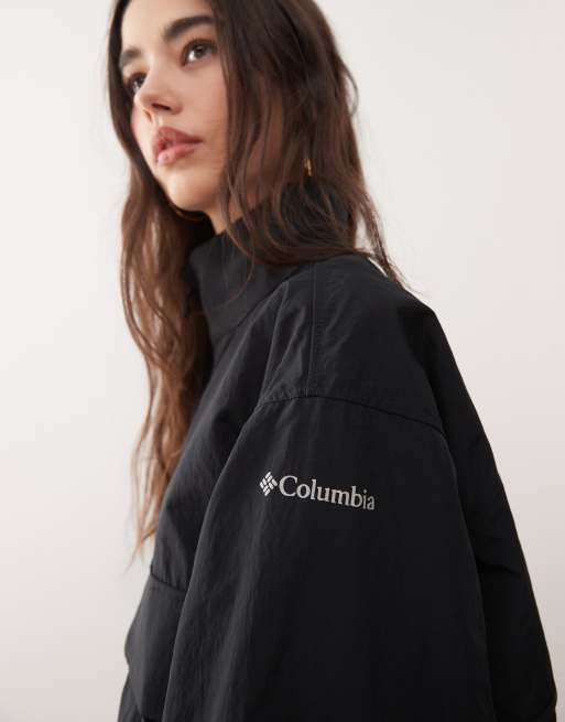 Chaqueta cortavientos corto cargo negro Paracutie de Columbia, 3 de 4