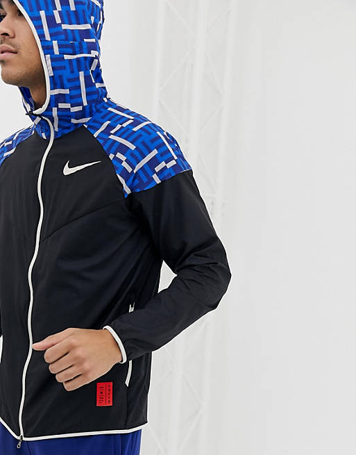 rastro ir al trabajo flota Chaqueta cortavientos en azul marino Tokyo Pack de Nike Running | ASOS