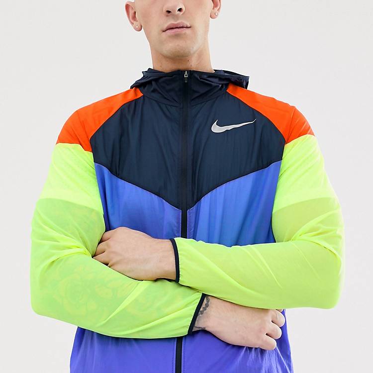 Broma Confirmación mendigo Chaqueta cortavientos retro multicolor de Nike Running | ASOS