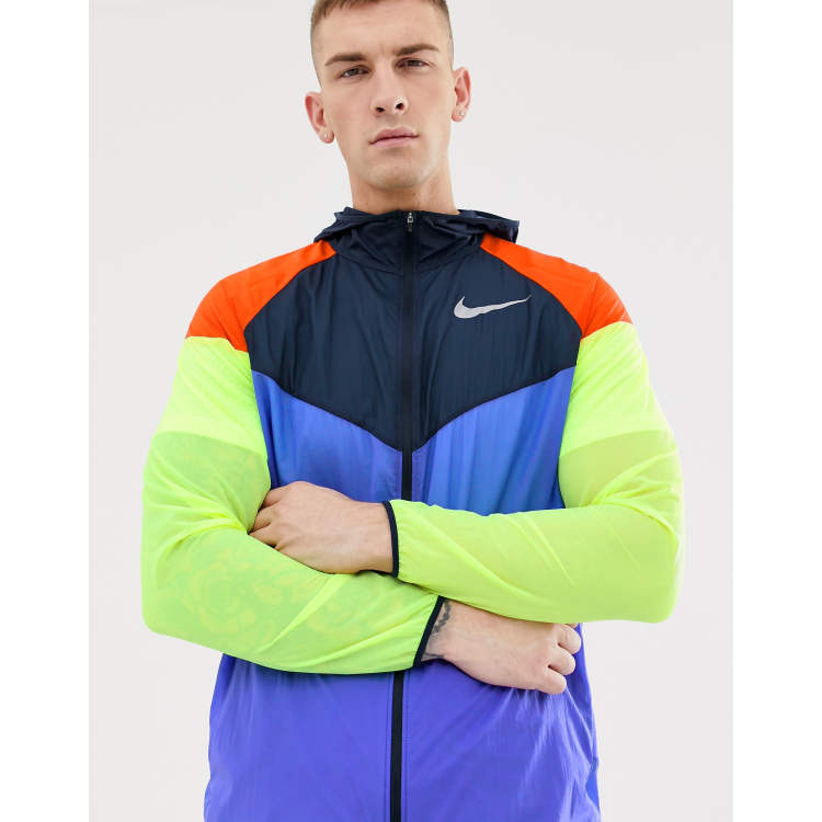 Chaqueta cortavientos retro multicolor de Running | ASOS