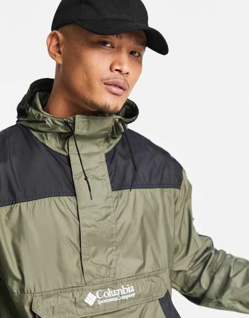 Chaqueta cortavientos verde Challenger exclusiva en ASOS de Columbia , 3 de 4