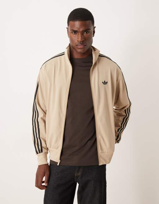 Chaqueta de chándal color piedra Firebird de adidas Originals